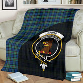 Clan Baird Ancient Tartan Crest Blanket Wave Style EV73 Clan Baird Tartan Today